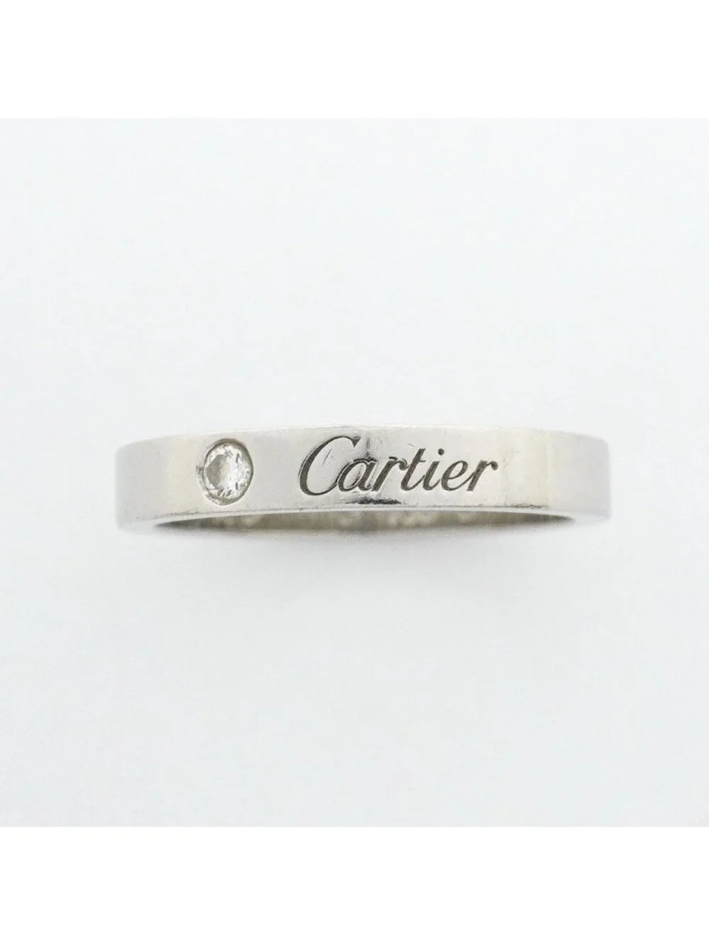 Cartier Ring C de Cartier Platinum Diamond